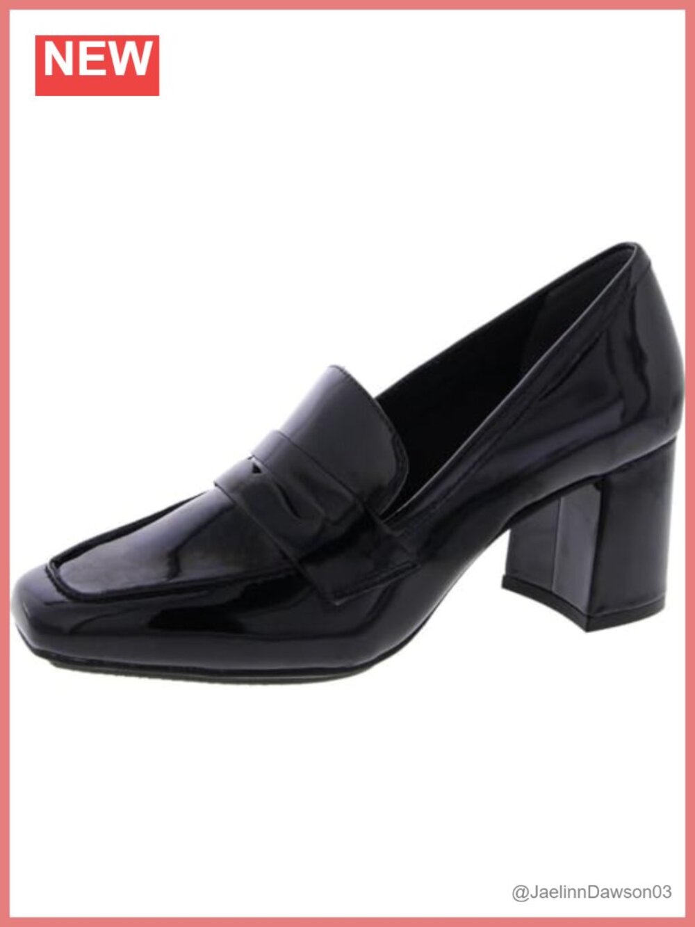 Anne Klein Liliana Women's Comfortable Block Heel Pumps with Cushioned Footbed